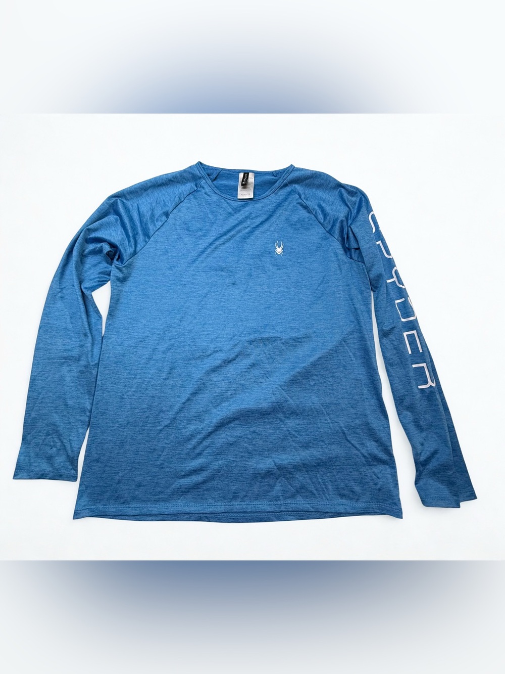 Spyder womens Long-Sleeve cooling Performance Shirt - Blue xl